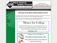 Tablet Screenshot of blackswampsafety.org
